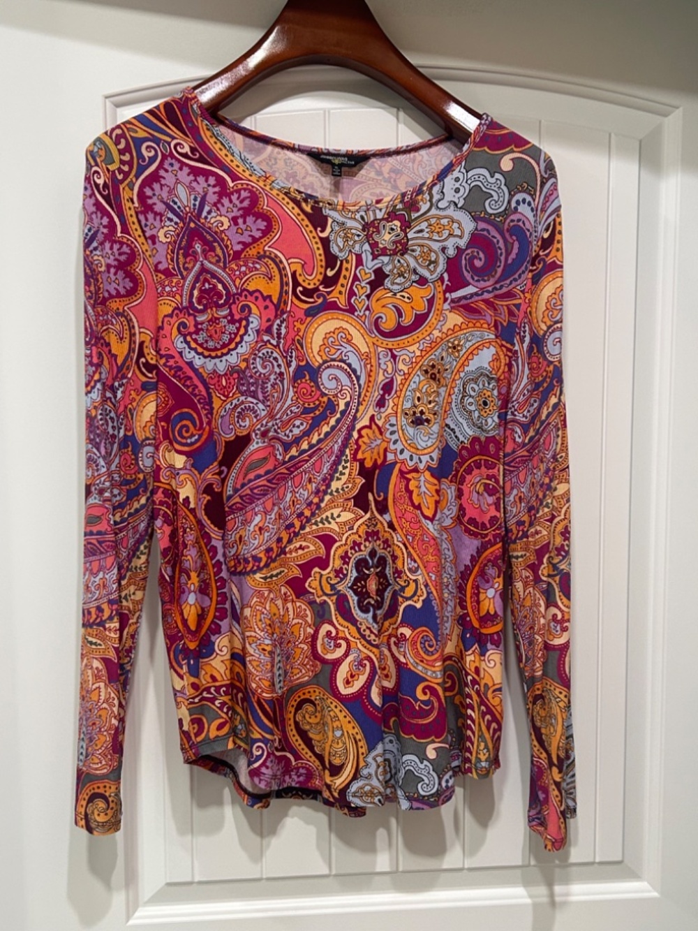 Johnny Was Been Active Top, Size XL, $38, Original $145